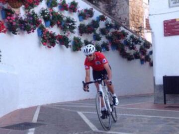 Las imágenes del rodaje del spot de Edurne para la Vuelta 2015