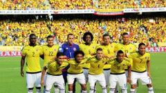 Colombia repetir&iacute;a la formaci&oacute;n que venci&oacute; 2-0 a Per&uacute;, el jueves anterior en el estadio Metropolitano.