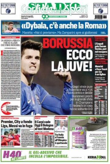 Portadas de la prensa deportiva