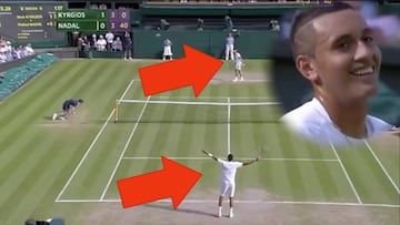 La 'sobrada' de Kyrgios a Nadal en 2014 que es el 7º vídeo más visto de la historia de Wimbledon