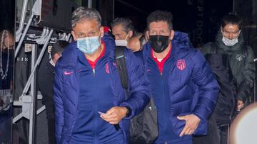 Vivas y Simeone encabezan la expedición del Atlético en Liverpool