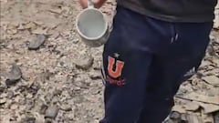 Hincha de la U muestra lo único que logró salvar de su casa por los incendios: el registro conmueve a Chile