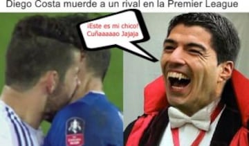 Los memes del mordisco de Diego Costa