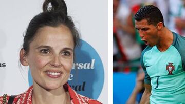 Elena Anaya ha criticado a Cristiano Ronaldo en una entrevista diciendo que transmite valores egoístas. También ha elogiado a Rafa Nadal.
Foto Anaya - Carlos Alvarez (Getty Images)
Foto Ronaldo - Instagram @cristiano