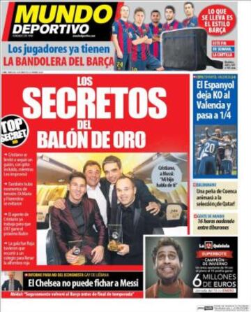 Portadas de la prensa deportiva