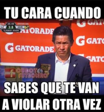 América perdía 0-3 en 25 minutos, pero en la segunda mitad revivió el verbo 'Cruzazulear' y le pegó 3-4 a La Máquina, ¡Los memes están imperdibles!