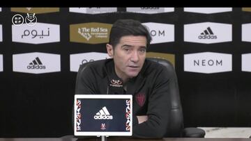 Marcelino: "El Real Madrid es el mejor equipo hasta hoy, pero a un partido todo puede pasar"