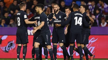 Valladolid 1 - Real Madrid 4: resumen, resultado y goles