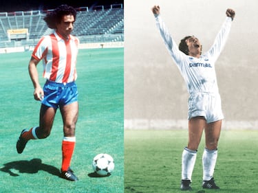 Vistió la camiseta rojiblanca entre 1981 y 1985. Jugó con el Real Madrid desde 1985 hasta 1992.
