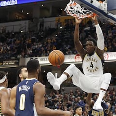 ¡Oladipo! Indiana bate a Denver en la prórroga con sus 47 puntos