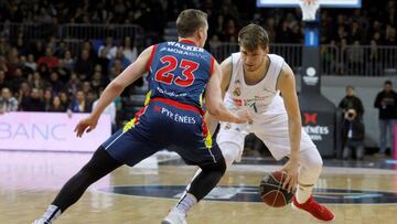 Resumen del Andorra-Madrid, Liga Endesa 2018: San¨¨ y los triples derrotan a los blancos