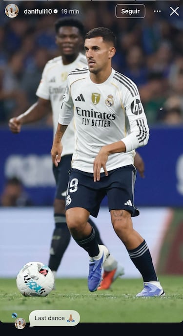 Danny Sberos disminuye su partida del Real Madrid