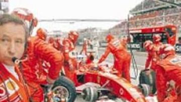 <b>SIN SUERTE. </b>No tuvieron un buen día Schumacher y su equipo.