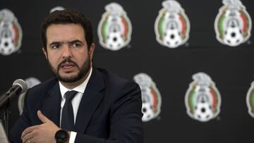 íñigo Riestra durante una conferencia de la FMF