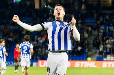 El goleador de la Real Sociedad ya vuelve a ser decisivo como lo es en la Selección. Ante el Mallorca llegó al sitio adecuado para darle a su equipo una victoria importantísima.