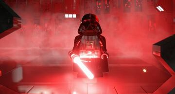 Darth Vader irrumpe como en Rogue One.