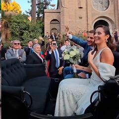 “Fue un matrimonio maravilloso... Todas las mesas tenían un nombre vinculado a leyendas del fútbol”