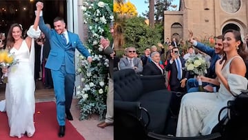 “Fue un matrimonio maravilloso... Todas las mesas tenían un nombre vinculado a leyendas del fútbol”