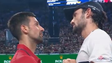 Djokovic’s opponent shows no reaction after reaching his first ATP final