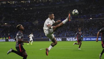 Memphis DEPAY of Lyon during the UEFA Champions League, Group G football match between Olympique Lyonnais and SL Benfica on November 5, 2019 at Groupama stadium in Decines-Charpieu near Lyon, France - Photo Audrey Grange / DPPI
 
 
 05/11/2019 ONLY FOR US