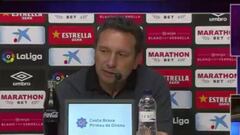 DT del Girona se quiebra en plena conferencia de prensa