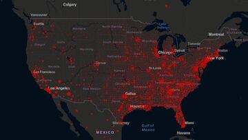 Texas es la tercera entidad en superar los 600 mil infectados, mientras Florida mantiene la baja en casos por d&iacute;a. La cuenta est&aacute; por superar los 5.8 millones.