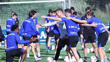 Entrenamiento de esta tarde en Tajonar.