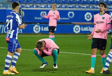 Gerard Piqué desolado.