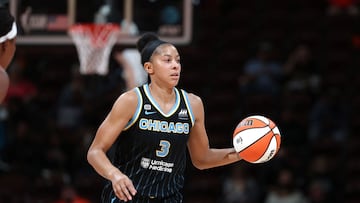 Candace Parker en un partido de las Chicago Sky.