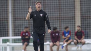 Berizzo, en la sesión de hoy