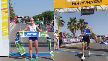 Xavier Bad¨ªa y Cristina Juan, campeones de Espa?a de 5 km
