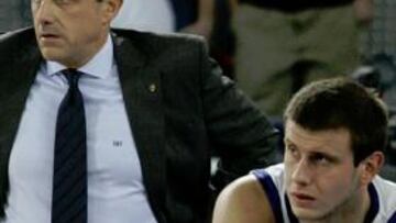 Velickovic junto a Messina.