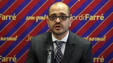 Jordi Farr¨¦: "A Bartomeu solo le falta pedir clemencia al Papa"