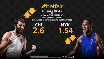 Chicago Bulls vs. New York Knicks: horario, dónde ver, estadísticas y pronósticos