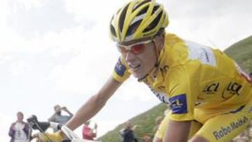 <strong>SANCIONADO.</strong> La exclusión de Rasmussen del último Tour facilitó el triunfo de Alberto Contador.