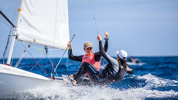 Pol Mateu y Sofía Cavaco, campeones de España de 420