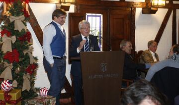 Enrique Cerezo, presidente del Atlético de Madrid con Antonio Ruiz de la COPE.