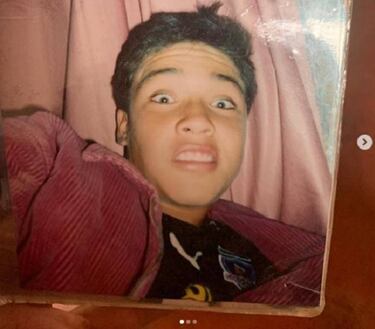 ¿Te imaginas quién es? Las fotos inéditas de un jugador albo