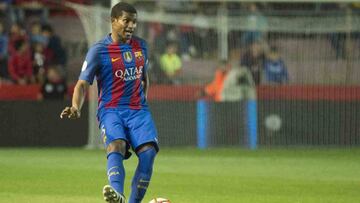 Marlon, en el partido de la Supercopa de Catalunya frente al Espanyol.