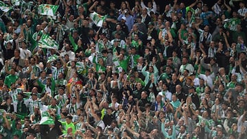 La afici¨®n del Betis.