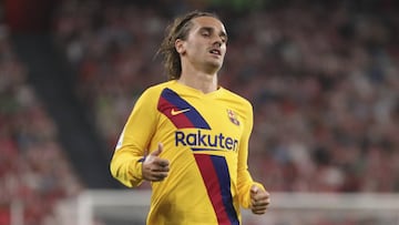 El delantero franc&eacute;s del Barcelona, Antoine Griezmann, durante un partido.