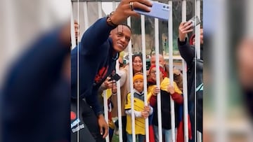 Así fue su cálida acogida en las frías tierras chilenas antes de su segundo compromiso eliminatorio con los locales.