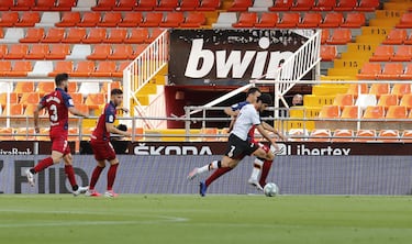 21/06/20 PARTIDO PRIMERA DIVISION
CORONAVIRUS COVID19
VALENCIA CF - OSASUNA
GOL 1-0 GUEDES