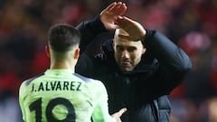 Guardiola se rinde a Julián Álvarez