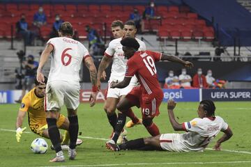 Este jueves Bayern Múnich conquistó la Supercopa de Europa luego de derrotar en tiempos extra al Sevilla de España.