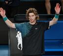 Rublev golpea duramente al tenis australiano