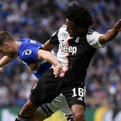 Cuadrado y Juventus terminan la temporada con derrota vs 'Samp'