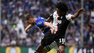 Juventus perdi&oacute; 2-0 con Sampdoria