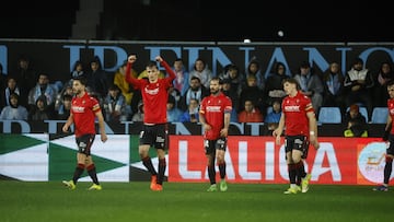Budimir celebra su gol en Balaídos.