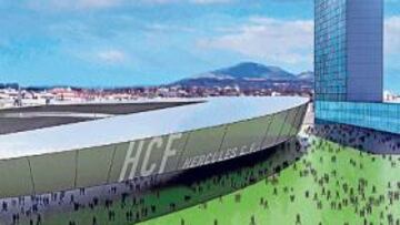 <b>PROYECTO COMERCIAL. </b>El centro comercial, de tres plantas, y la plaza con bajos comerciales financiarían la construcción de la torre y la remodelación del Rico Pérez.